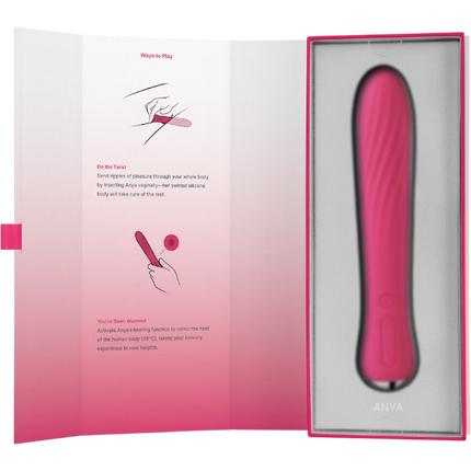 Svakom Anya Classic Vibrator Pruimrood – Veelzijdig Siliconen Vibrator