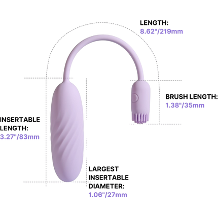 Svakom Plume Ei Vibrator met Afstandsbediening – Draadloos Discreet