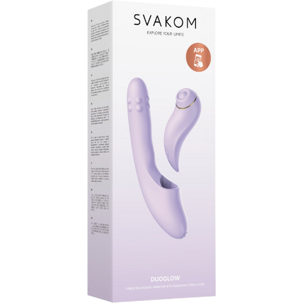 Svakom Duoglow 2-in-1 Pulse Wave Vibrator – Inwendig en Uitwendig