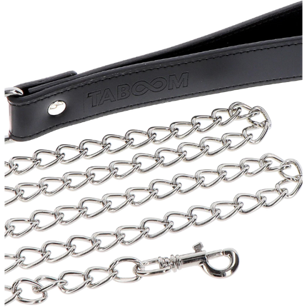 Taboom Chain Leash Metalen Riem – BDSM Ketting Leiband