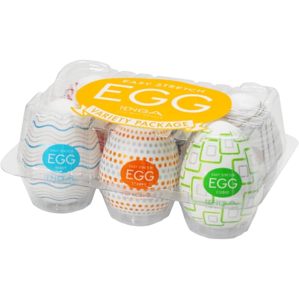 Tenga Egg Variety Pack 6 stuks – Masturbatie Eggs Verschillende Texturen