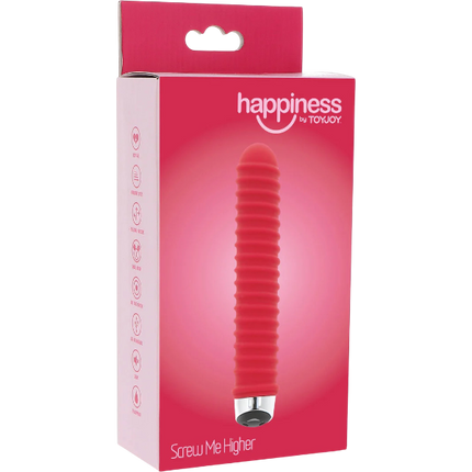 Toyjoy Screw Me Higher Vibrator – Geribbelde Vibrator Extra Textuur