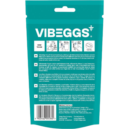 Vibeggs Naughty Nubs Vibrerende Masturbatie Sleeve Wit – Pocket Pussy