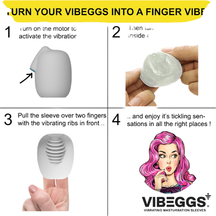 Vibeggs Blow Misty Vibrerende Masturbatie Sleeve Wit – Pocket Pussy
