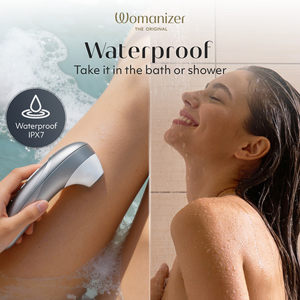 Womanizer PRO Luchtdruk Vibrator Zwart – Premium Clitoris Stimulator