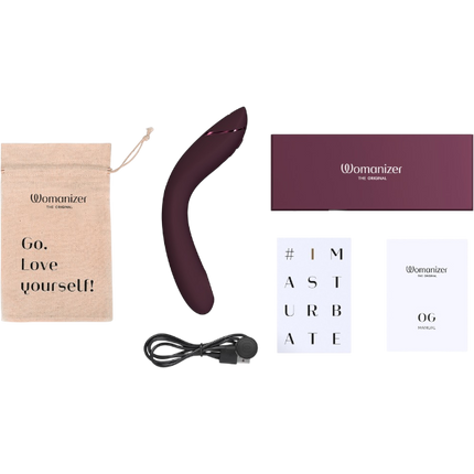 Womanizer OG G-spot en Luchtdruk Vibrator Rood – Inwendig en Clitoris
